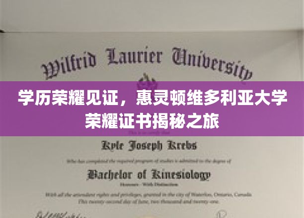 惠灵顿维多利亚大学荣耀证书背后的独家揭秘之旅