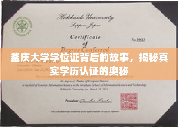 探寻釜庆大学学位证之谜，揭秘学历认证的幕后真相