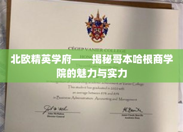 探索哥本哈根商学院，北欧精英教育的璀璨明珠