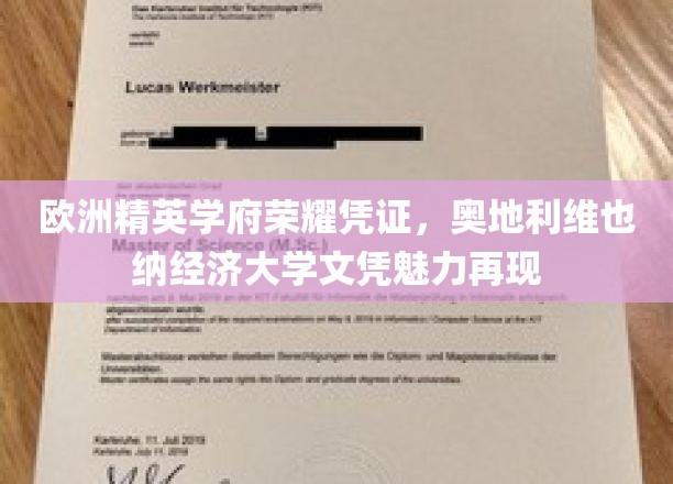 欧洲精英学府荣耀凭证，奥地利维也纳经济大学文凭魅力再现