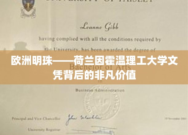 荷兰明珠闪耀——揭秘因霍温理工大学文凭的非凡魅力