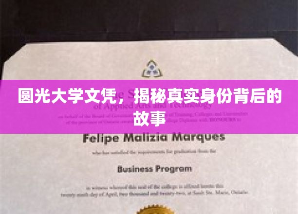 圆光大学文凭，一探究竟其真实身份背后的传奇故事