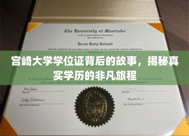 宫崎大学学位证背后的故事，揭秘真实学历的非凡旅程