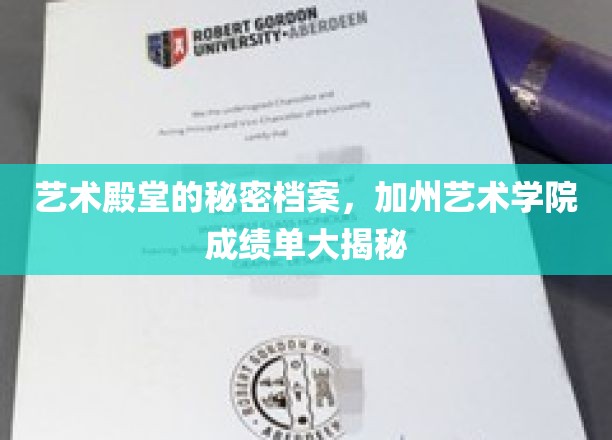 揭开加州艺术学院神秘面纱，独家成绩单背后的艺术传奇
