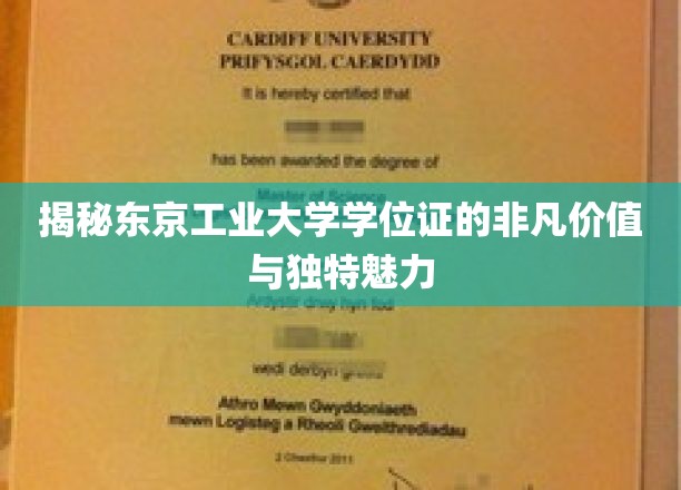 探寻东京工业大学学位证的非凡价值与独特魅力