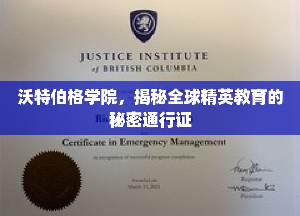 沃特伯格学院，开启精英教育大门的神秘通行证