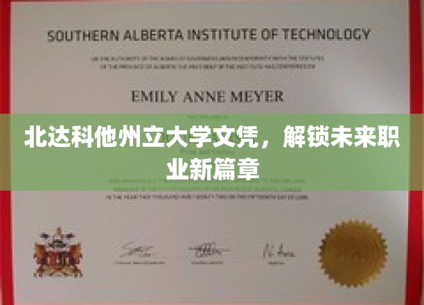 北达科他州立大学文凭，开启职业新世界的大门