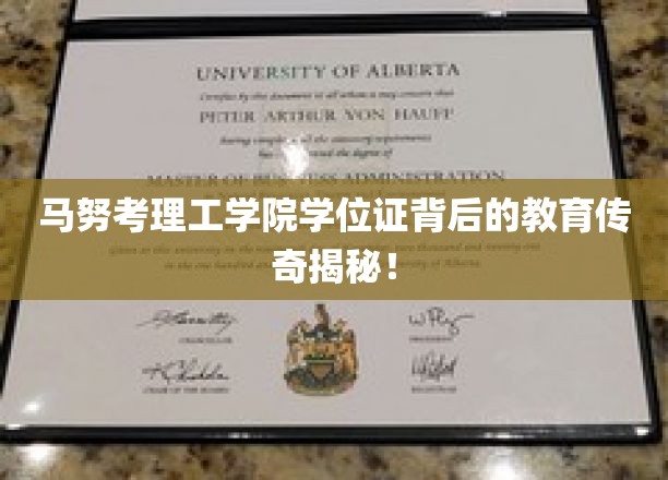 马努考理工学院学位证背后的教育传奇揭秘！