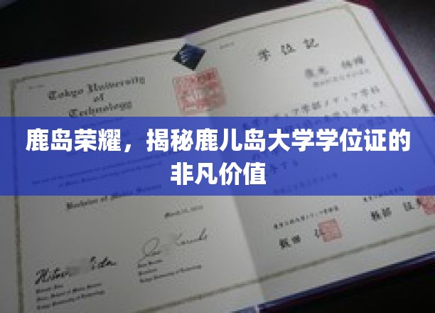 鹿岛辉煌背后，鹿儿岛大学学位证的价值探秘之旅