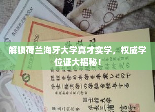 荷兰海牙大学独家学位证，揭秘学术实力与就业价值！