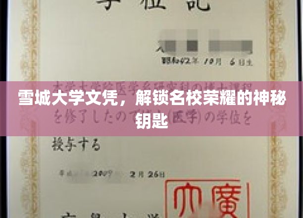 雪城大学文凭，开启名门学府荣耀之门的独特凭证