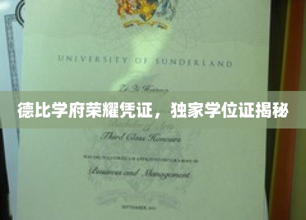 解码德比学府荣耀，一探究竟的独家学位证之谜