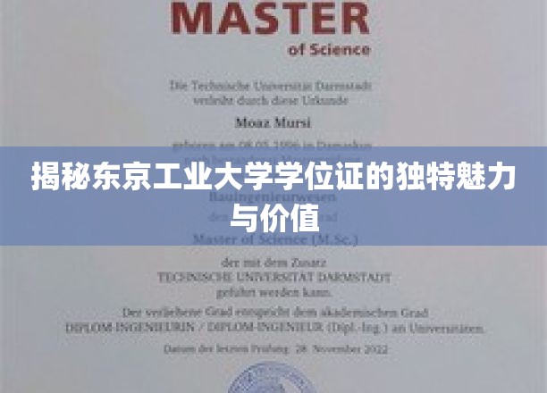 探寻东京工业大学学位证的非凡风采与珍贵意义