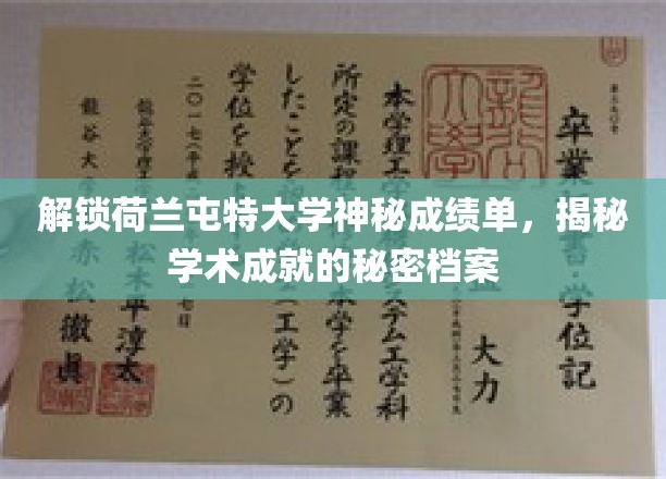 解锁荷兰屯特大学神秘成绩单，揭秘学术成就的秘密档案