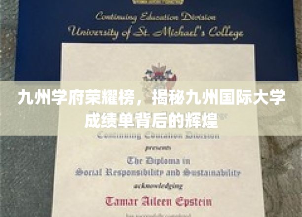 九州学府风云录，揭秘国际大学成绩单背后的璀璨成就