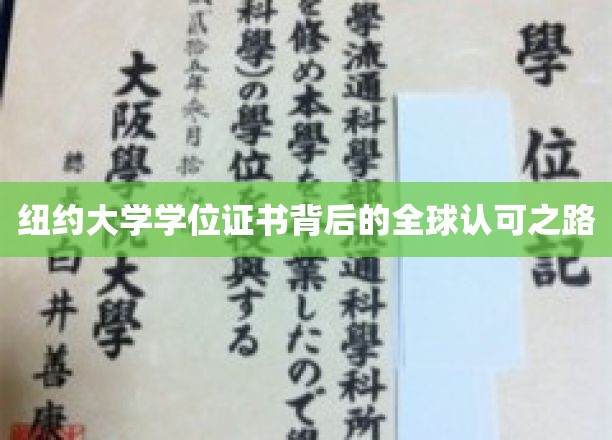 纽约大学学位，跨越国界，全球认可的荣耀通行证