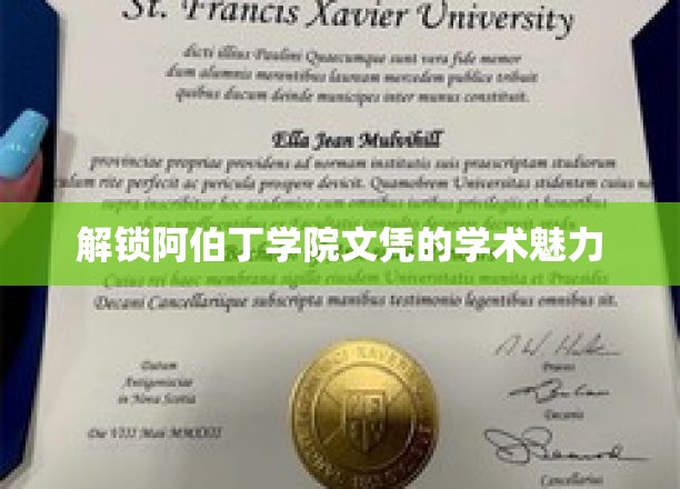 探寻阿伯丁学院文凭背后的学术秘境