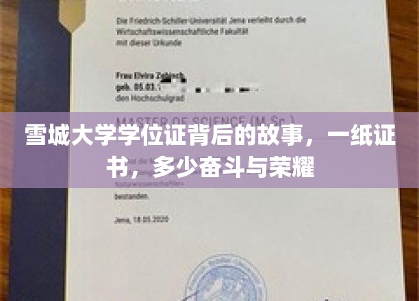 雪城大学学位证，见证奋斗荣耀的非凡历程