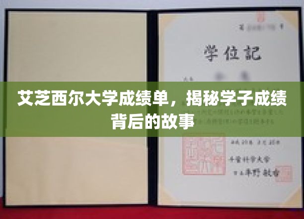 解码艾芝西尔学子，成绩单背后的成长轨迹