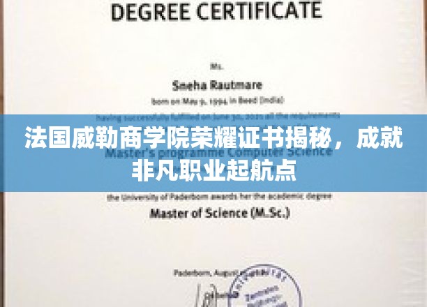 法国威勒高等商学院荣耀证书揭秘，成就非凡职业起航点