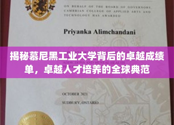 探秘慕尼黑工业大学：卓越人才培养的全球典范，其背后闪耀的成绩单