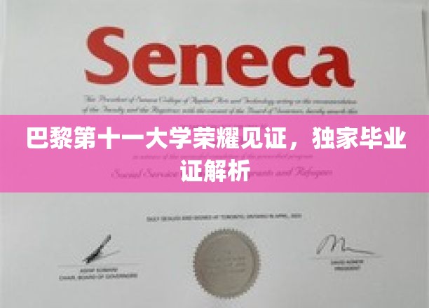 巴黎第十一大学荣耀见证，独家毕业证解析