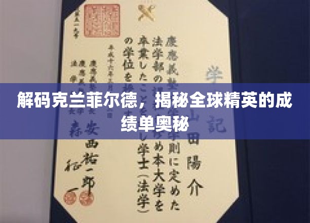 探寻克兰菲尔德的秘密，揭秘世界精英背后的卓越成就