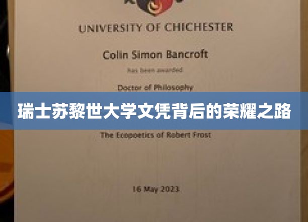 穿越学术巅峰，苏黎世大学文凭的荣耀征程