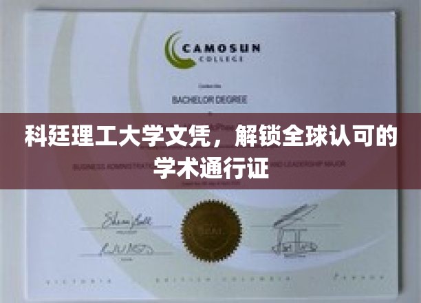 科廷理工，开启国际学术之旅的黄金钥匙