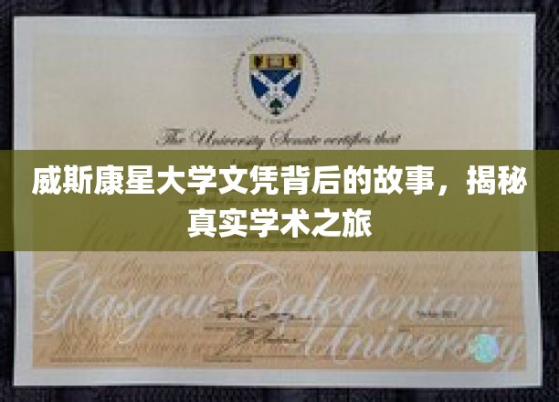 探寻威斯康星大学文凭背后的传奇，一场真实的学术征途记实