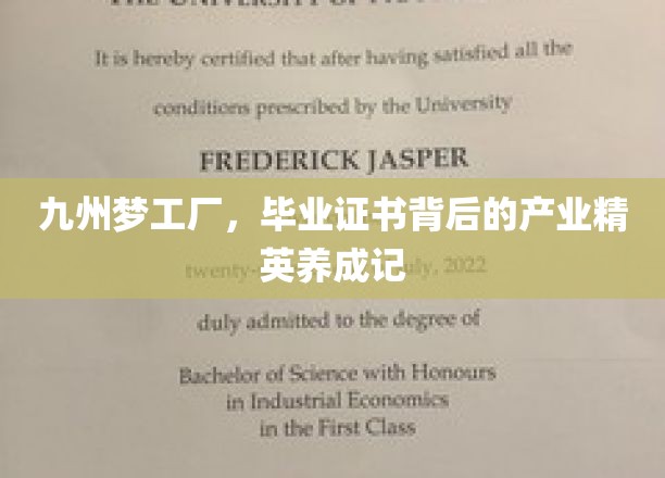 梦想启航，九州梦工厂揭秘毕业精英的蜕变之路