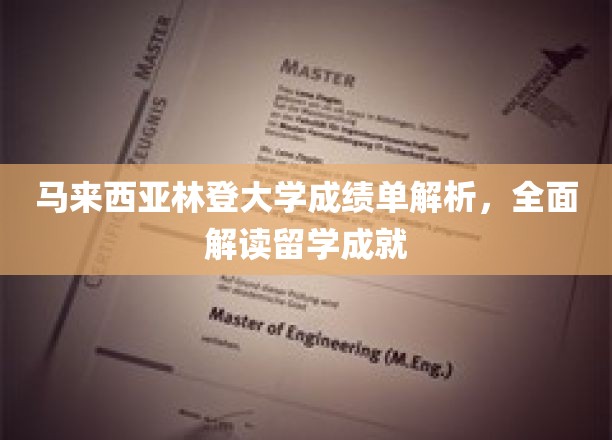 马来西亚林登大学成绩单解析，全面解读留学成就