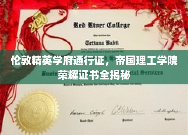 解锁伦敦顶尖学府，帝国理工学院证书背后的荣耀之旅