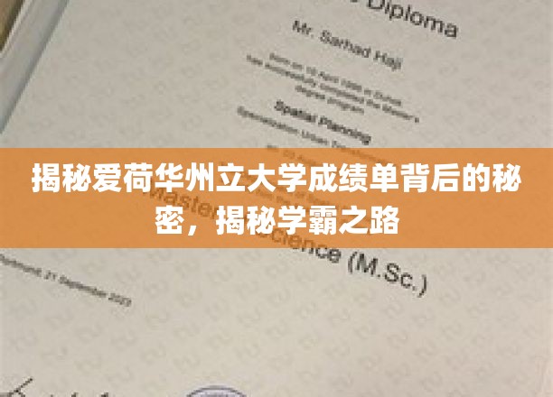 深度解析爱荷华州立大学成绩单，解码学霸成功之路