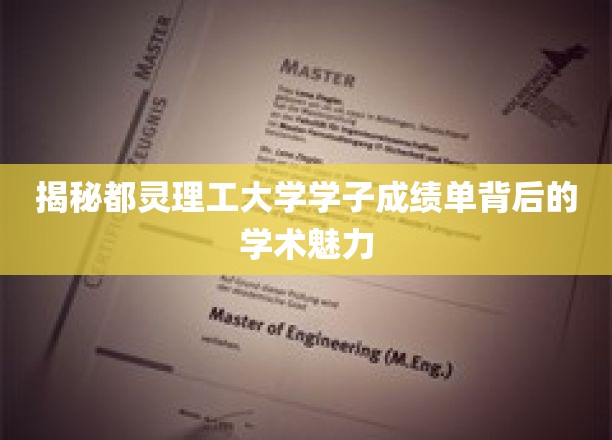 解锁都灵理工大学学子成绩单中的学术风采之谜
