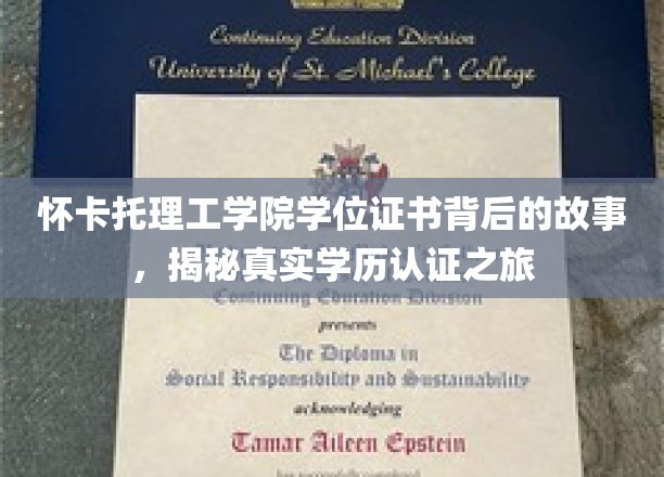 怀卡托理工学院学位证书背后的故事，揭秘真实学历认证之旅