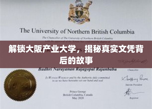 解锁大阪产业大学，揭秘真实文凭背后的故事