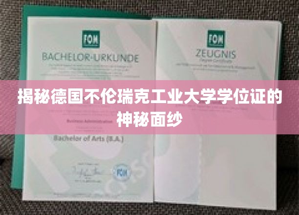探寻德国不伦瑞克工业大学学位证的非凡之谜