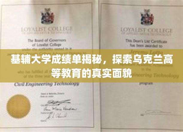 乌克兰高等教育探秘，基辅大学成绩单背后的真实故事
