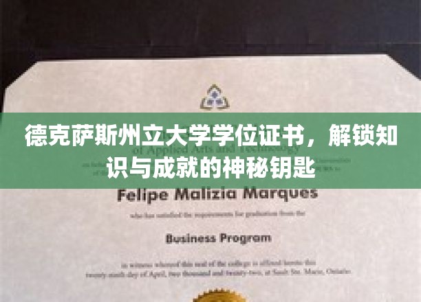 解锁知识宝库，德克萨斯州立大学学位证书，成就非凡之路