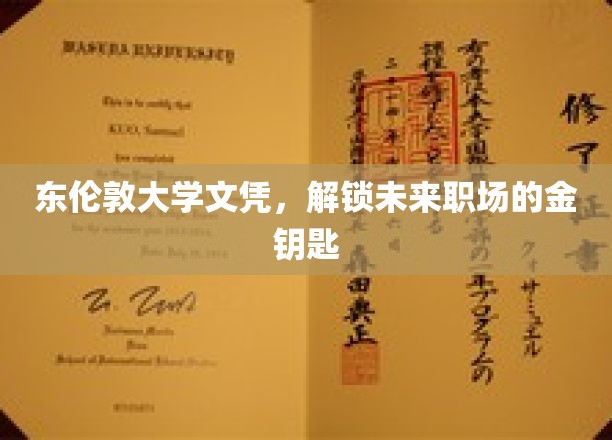 东伦敦大学文凭，开启职场精英之门