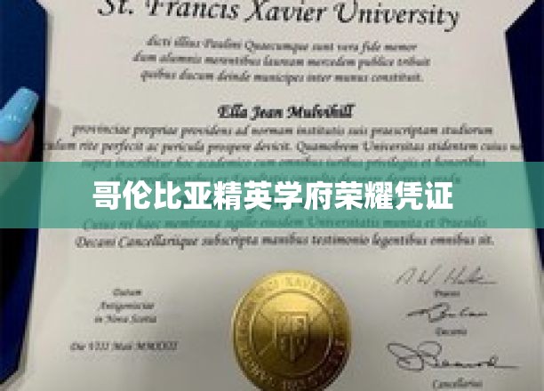 哥伦比亚顶尖学府卓越学位证书揭秘之旅