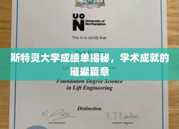 斯特灵大学学霸档案，揭秘辉煌学术成就背后的故事