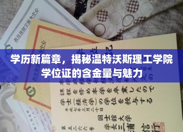 温特沃斯理工学院学位证，开启职场新贵之路，揭秘其独特价值与吸引力