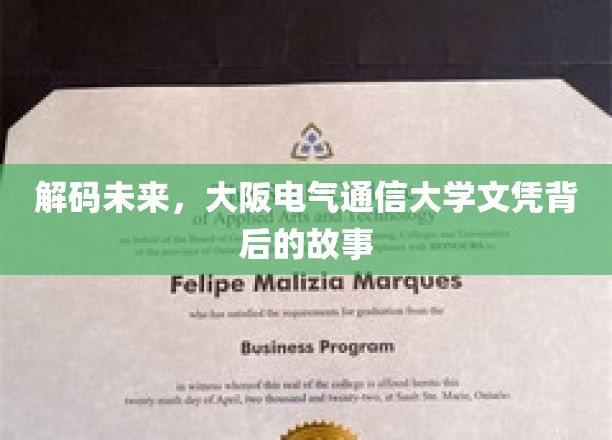 揭秘，大阪电气通信大学文凭的神秘魅力与传奇故事