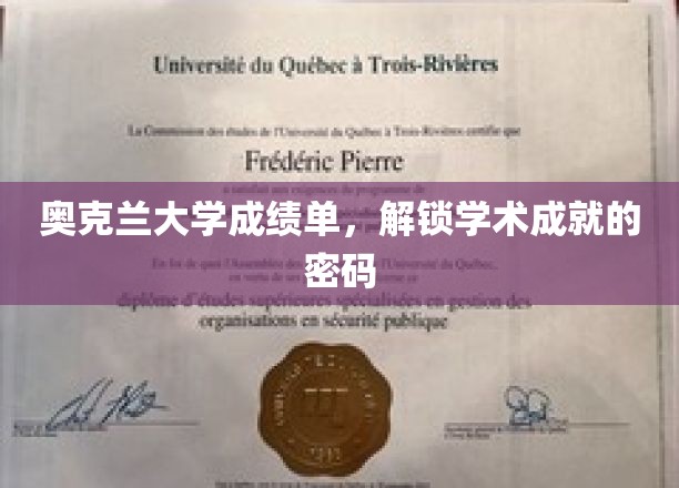奥克兰大学成绩单，解码非凡学术之旅