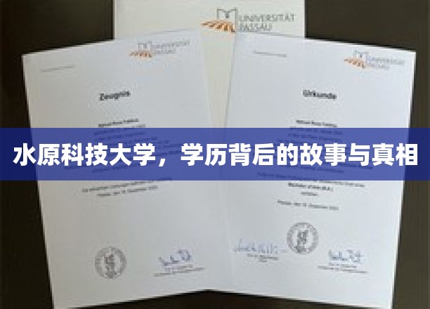 水原科技大学，揭开学历背后的传奇与真实面纱