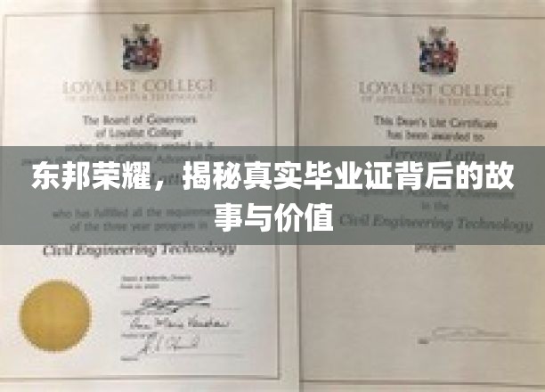 东邦之光，探秘毕业证背后的传奇与价值