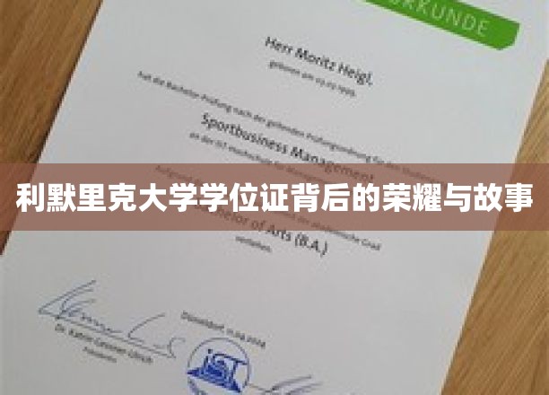 利默里克荣耀篇章，揭秘学位证背后的传奇故事