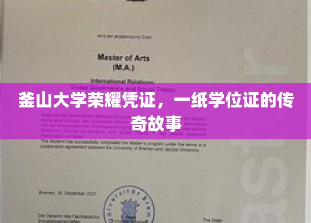 釜山荣耀，一纸学位证背后的传奇篇章